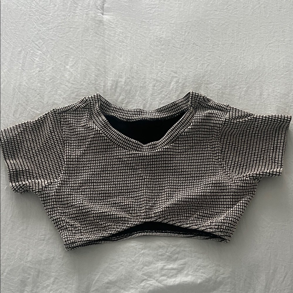 Booty by Brabants Black and White Crop Top